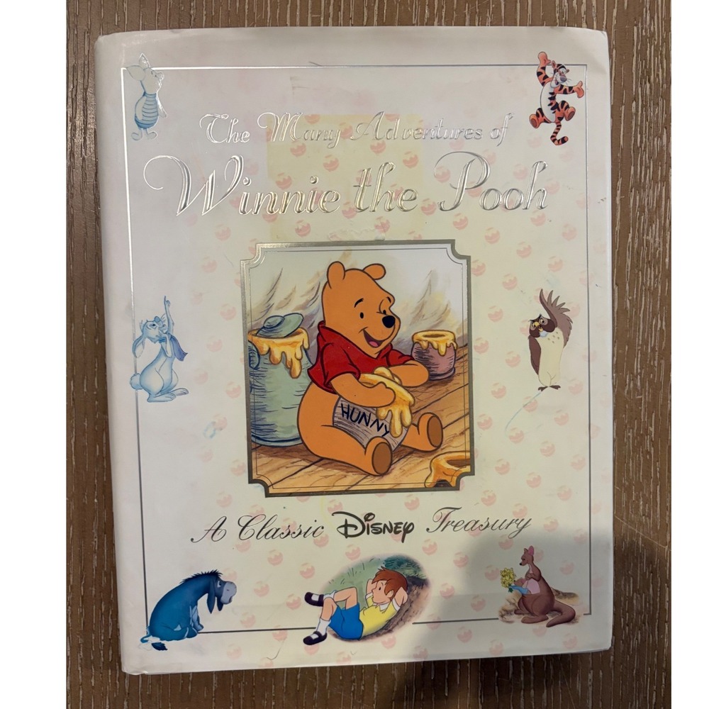 Vintage 1997 Disney The Many Adventures of Winnie the Pooh Hardcover Book